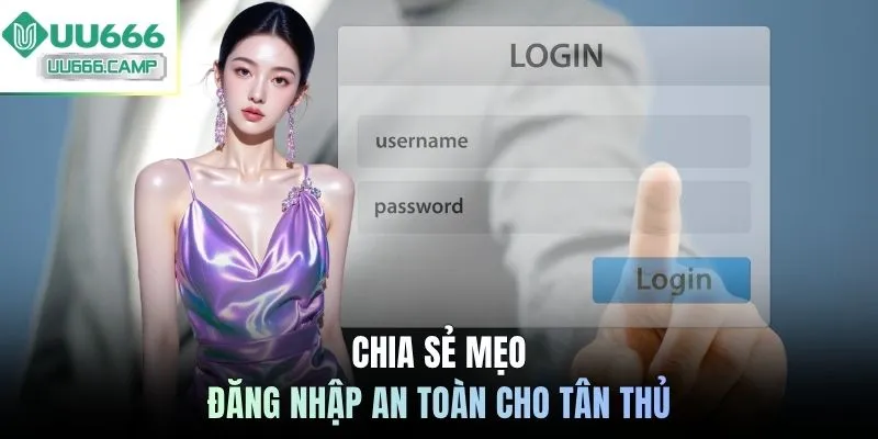 Chia sẻ mẹo đăng nhập an toàn cho tân thủ
