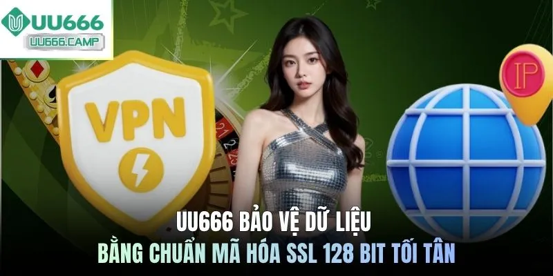 UU666 bảo vệ dữ liệu bằng chuẩn mã hóa SSL 128 bit tối tân
